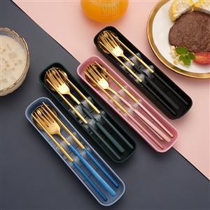 Stainless steel tableware set