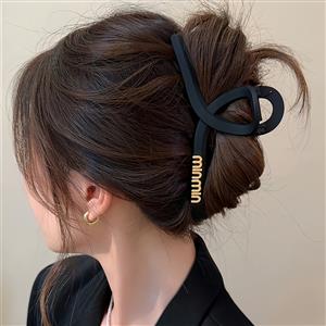 Plastic hair clip