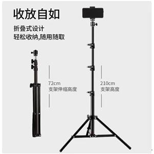 Metal floor phone stand