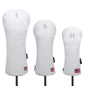 Custom Design Polyester Golf Driver Club Covers Head Cover