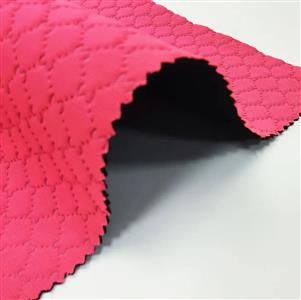 High quality fabric with exquisite embossed patterns, made of cloth, adhesive, and composite materials
