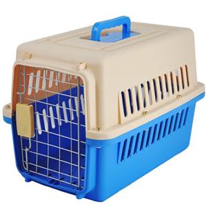 viation Plastic Portable Cat Dog Air Carrier Cage Airline Approved Pet Travel Box